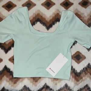 BRAND NEW LULULEMON square neck top!!!